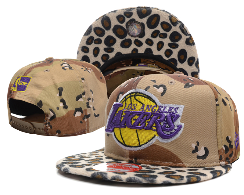 NBA Los Angeles Lakers NE Snapback Hat #131